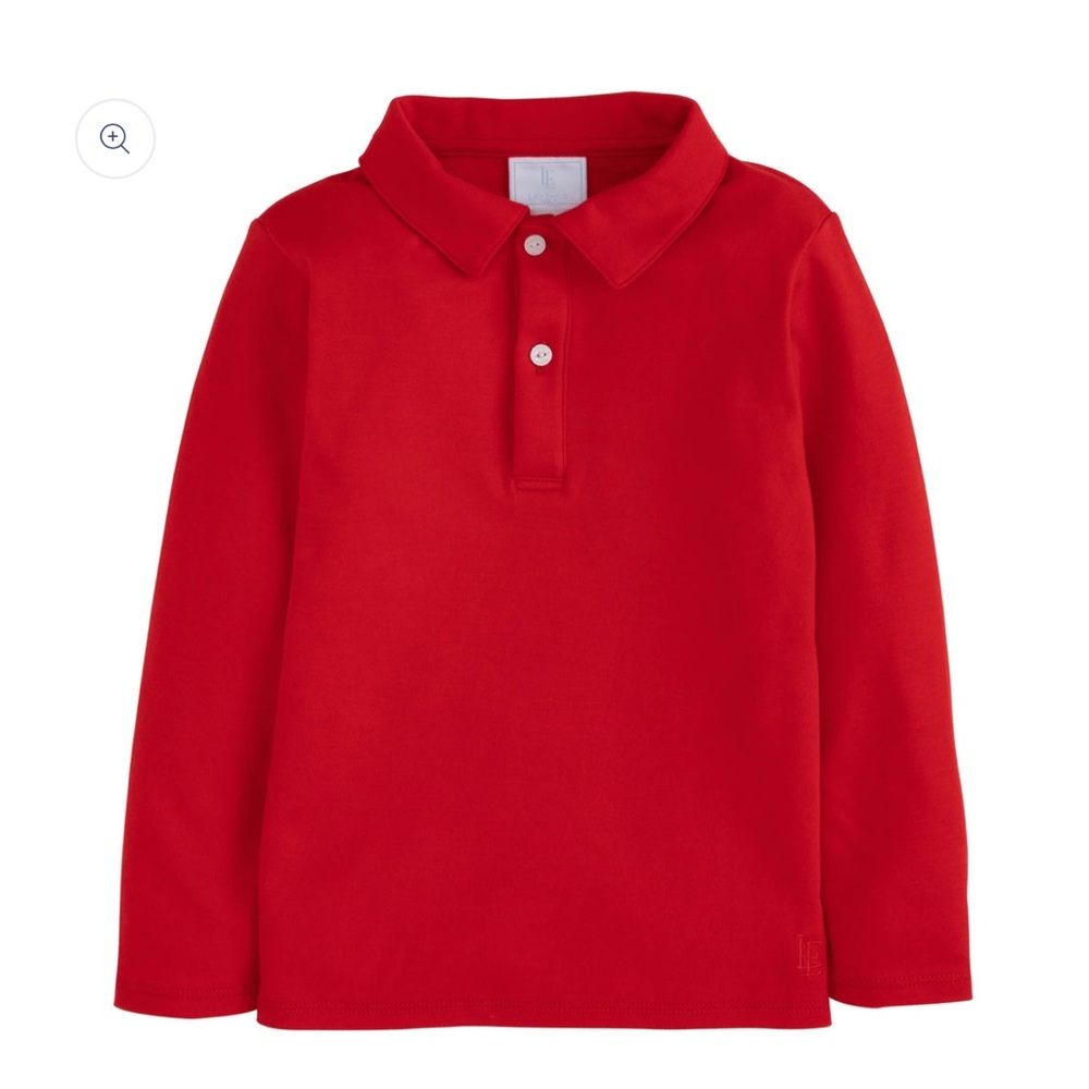 Like New Little English Long Sleeve Polo
